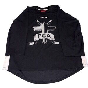 FCA Fellowship of Christian Athletes Hockey Jersey CCM Goalie Men's XL ONE SIZE